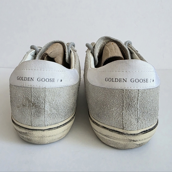 Men Golden Goose Superstar Black Gray Leather Sneakers Size 43 EU - Picture 9 of 9